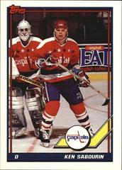 Ken Sabourin Hockey Cards 1991 Topps Prices