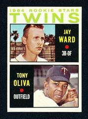 Twins Rookies [Ward, Oliva] #116 Baseball Cards 1964 Topps Prices