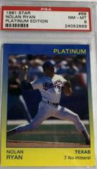 Nolan Ryan #68 Baseball Cards 1991 Star Platinum Edition Prices