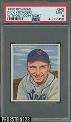 Dick Kryhoski [Without Copyright] Baseball Cards 1950 Bowman Prices