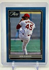Bob Gibson [Full Count] #2 Baseball Cards 2022 Panini Three and Two Prices