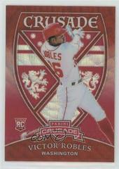Victor Robles [Ruby Wave] #16 Baseball Cards 2018 Panini Chronicles Crusade Prices