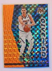 Nikola Jokic [Orange Fluorescent] #15 Basketball Cards 2022 Panini Mosaic Give and Go Prices