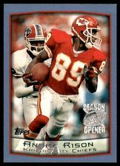 Andre Rison #24 Football Cards 1999 Topps Season Opener Prices