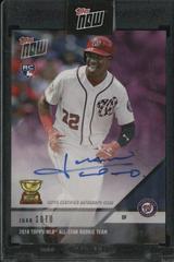 Juan Soto [Autograph Purple] #822A Baseball Cards 2018 Topps Now Prices