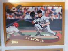 J. T. Snow Jr #74 Baseball Cards 2002 Topps Prices