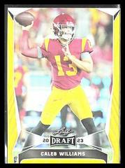 Caleb Williams [Gold] #20 Football Cards 2023 Leaf Draft Prices