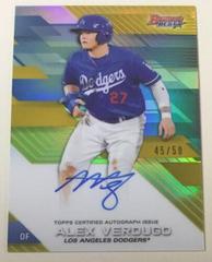 Alex Verdugo [Gold Refractor] Baseball Cards 2017 Bowman's Best of Autograph Prices