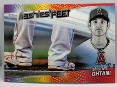 Shohei Ohtani [5x7] #FF-14 Baseball Cards 2022 Topps Flashiest Feet Prices