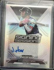 Jhonkensy Noel #SS-JN Baseball Cards 2021 Panini Prizm Draft Picks Signing Sessions Autographs Prices