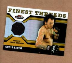 Chris Leben [Gold] Ufc Cards 2011 Finest UFC Threads Fighter Relics Prices