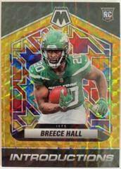 Breece Hall [Gold] Football Cards 2022 Panini Mosaic Introductions Prices