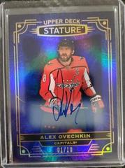 Alex Ovechkin [Blue Autograph] #93 Hockey Cards 2022 Upper Deck Stature Prices