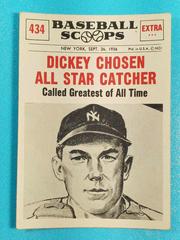 Dickey Chosen All Star Catcher #434 Baseball Cards 1961 NU Card Scoops Prices