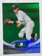 Alex Rodriguez [Emerald] #90 Baseball Cards 2011 Bowman Platinum Prices