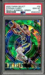 Stephen Curry [Green] Basketball Cards 2020 Panini Select Numbers Prices