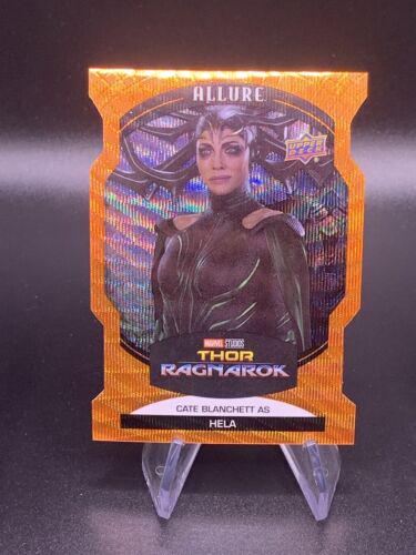 Cate Blanchett as Hela [Orange Die Cut] #64 Marvel 2022 Allure