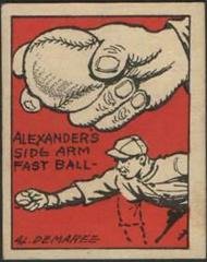 Grover Alexander Baseball Cards 1935 Schutter Johnson Prices