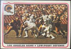 Los Angeles Rams [Low Point Defense] Football Cards 1976 Fleer Team Action Prices