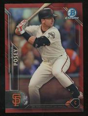 Buster Posey [Red Refractor] #54 Baseball Cards 2016 Bowman Chrome Prices