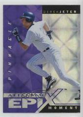 Derek Jeter [Moment Purple] Baseball Cards 1998 Pinnacle Epix Prices