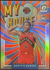 Scottie Barnes [Holo] Basketball Cards 2021 Panini Donruss Optic My House Prices