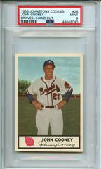 John Cooney [Hand Cut] #28 Baseball Cards 1955 Johnston Cookies Braves Prices
