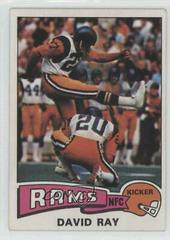 David Ray #34 Football Cards 1975 Topps Prices