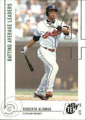 Roberto Alomar #55 Baseball Cards 2002 Topps Ten Prices