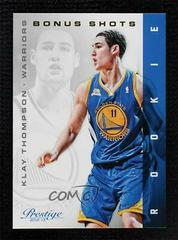 Klay Thompson [Bonus Shots Gold] #155 Basketball Cards 2012 Panini Prestige Prices