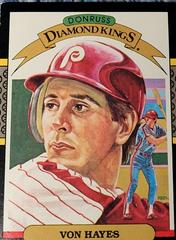 Von Hayes [Diamond Kings] Baseball Cards 1987 Donruss Prices