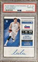 Luka Doncic [Autograph] #126 Basketball Cards 2018 Panini Contenders Draft Picks Prices