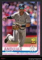 Miguel Andujar [Pink] #132 Baseball Cards 2019 Topps Mini Prices