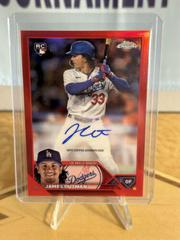 James Outman [Red] #AC-JOU Baseball Cards 2023 Topps Chrome Update Autographs Prices