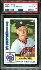 Sparky Anderson #259 Baseball Cards 1984 Topps Prices