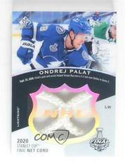 Ondrej Palat Hockey Cards 2021 SP Game Used 2020 NHL Stanley Cup Finals Net Cord Relics Prices