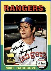 Mike Hargrove #106 Baseball Cards 1975 Topps Mini Prices