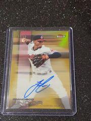 Francisco Lindor [Gold Refractor] #FA-FL Baseball Cards 2016 Topps Finest Autographs Prices