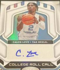 Caleb Love #CRC-CLO Basketball Cards 2022 Panini Chronicles Draft Picks Certified College Roll Call Autographs Prices