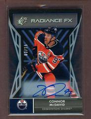 Connor McDavid [Autograph] Hockey Cards 2021 SPx Radiance FX Prices