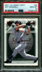 Jeff Bagwell #30 Baseball Cards 2001 Upper Deck Sweet Spot Prices