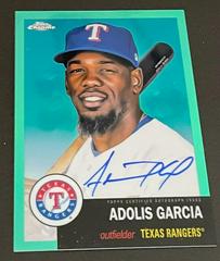 Adolis Garcia [Aqua] Baseball Cards 2022 Topps Chrome Platinum Anniversary Autographs Prices