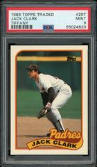 Jack Clark Baseball Cards 1989 Topps Traded Tiffany Prices