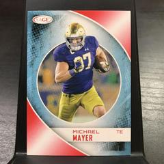 Michael Mayer [Red] #111 Football Cards 2023 Sage Prices