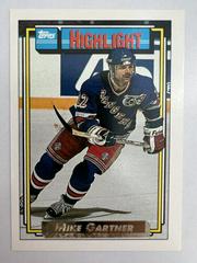 Mike Gartner [Gold] Hockey Cards 1992 Topps Prices