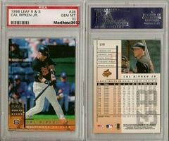 Cal Ripken Jr. #28 Baseball Cards 1998 Leaf Rookies & Stars Prices
