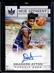 DeAndre Ayton [Sapphire] #DAY Basketball Cards 2018 Panini Court Kings Heir Apparent Autographs Prices