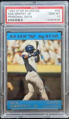 Ken Griffey Jr. [Personal Data] #35 Baseball Cards 1992 Star Silver Edition Prices