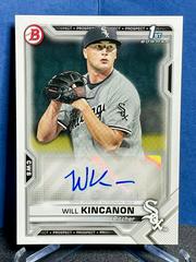 Will Kincanon #PAPR-WK Baseball Cards 2021 Bowman Paper Prospects Autographs Prices