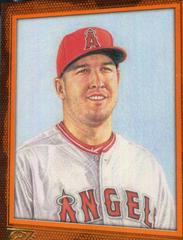 Mike Trout [Autograph Orange] Baseball Cards 2017 Topps Gallery Prices